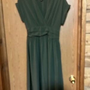 SHEIN Dark Green Maxi Dress